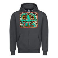 Smoke libra turquoise cowhide Zipper Hoodie - RanaPortraitStore