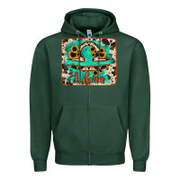 Sports Green libra turquoise cowhide Zipper Hoodie - RanaPortraitStore