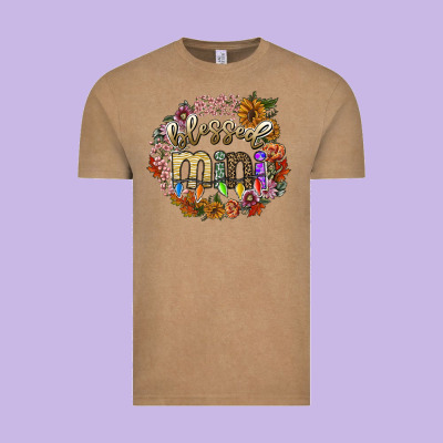 Blessed Mini Vintage Tee Designed By Sublimationcraftshop