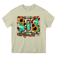 Mossy gemini turquoise cowhide Heavy Core Tee - RanaPortraitStore