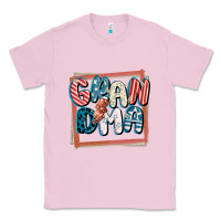 Bubblegum Pink 4th of July grandma with lightning bolt Classic Tee - FaDigitalArtStudio