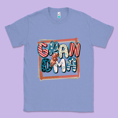 4th Of July Grandma With Lightning Bolt Classic Tee Designed By Fadigitalartstudio
