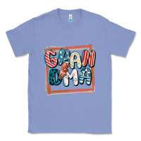Colony Blue 4th of July grandma with lightning bolt Classic Tee - FaDigitalArtStudio