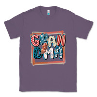 Lavender 4th of July grandma with lightning bolt Classic Tee - FaDigitalArtStudio