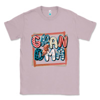 Lilac 4th of July grandma with lightning bolt Classic Tee - FaDigitalArtStudio