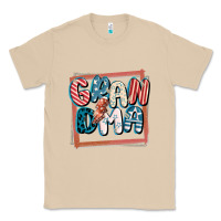 Mushroom 4th of July grandma with lightning bolt Classic Tee - FaDigitalArtStudio