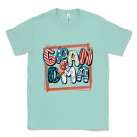Seafoam 4th of July grandma with lightning bolt Classic Tee - FaDigitalArtStudio