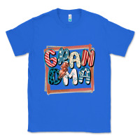 True Royal 4th of July grandma with lightning bolt Classic Tee - FaDigitalArtStudio