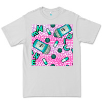 Dove Grey Western Medicine Seamless Pattern Premium Tee - BundleAndBundleShop