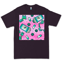 Plum Western Medicine Seamless Pattern Premium Tee - BundleAndBundleShop