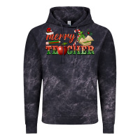 Cloud Black merry teacher Vintage Hoodie - BarkalooDesign