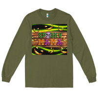 Army Green Spooky mama Long Sleeve Tee - Artiststas