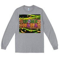 Heather Grey Spooky mama Long Sleeve Tee - Artiststas