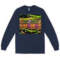 Navy Spooky mama Long Sleeve Tee - Artiststas