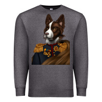 Charcoal Heather Pet Portraits, Custom Pet Portraits, Renaissance Pet Portraits, Premium Sweatshirt - RanaPortraitStore