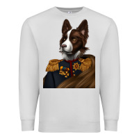 Dove Grey Pet Portraits, Custom Pet Portraits, Renaissance Pet Portraits, Premium Sweatshirt - RanaPortraitStore
