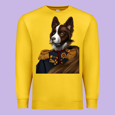Pet Portraits, Custom Pet Portraits, Renaissance Pet Portraits, Premium Sweatshirt Designed By Ranaportraitstore