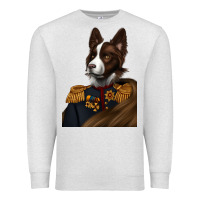 Oatmeal Heather Pet Portraits, Custom Pet Portraits, Renaissance Pet Portraits, Premium Sweatshirt - RanaPortraitStore
