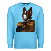 Ocean Blue Pet Portraits, Custom Pet Portraits, Renaissance Pet Portraits, Premium Sweatshirt - RanaPortraitStore
