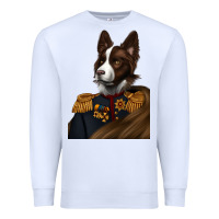 White Pet Portraits, Custom Pet Portraits, Renaissance Pet Portraits, Premium Sweatshirt - RanaPortraitStore