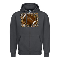 Smoke leopard american football backround Zipper Hoodie - RanaPortraitStore