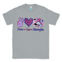 Heather Grey Peace Love Hairstylist Classic Tee - Jasminsmagicworld