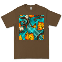 Cacao autumn leaves seamless pattern Premium Tee - BundleAndBundleShop