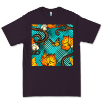 Plum autumn leaves seamless pattern Premium Tee - BundleAndBundleShop