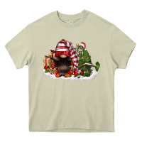 Mossy christmas gnome and tree Heavy Core Tee - FaDigitalArtStudio