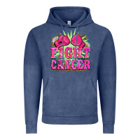 Vintage Denim fight cancer Vintage Hoodie - BarkalooDesign