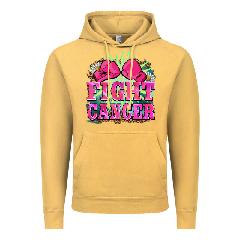 Fight Cancer Vintage Hoodie by BarkalooDesign | Teevron