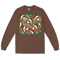 Chestnut santa skeleton christmas tumbler Long Sleeve Tee - Artiststas