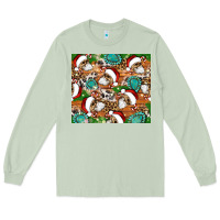 Matcha santa skeleton christmas tumbler Long Sleeve Tee - Artiststas