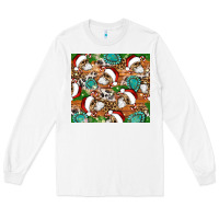 White santa skeleton christmas tumbler Long Sleeve Tee - Artiststas