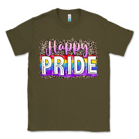 Army Green Happy pride Classic Tee - FaDigitalArtStudio