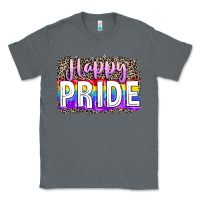 Charcoal Heather Happy pride Classic Tee - FaDigitalArtStudio