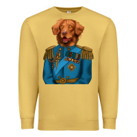 Antique Gold Golden Retriever Dog Portrait,Custom Pet Portraits,Renaissance Dog Premium Sweatshirt - RanaPortraitStore