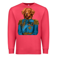 Cardinal Golden Retriever Dog Portrait,Custom Pet Portraits,Renaissance Dog Premium Sweatshirt - RanaPortraitStore