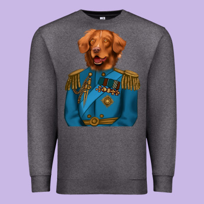 Golden Retriever Dog Portrait,custom Pet Portraits,renaissance Dog Premium Sweatshirt Designed By Ranaportraitstore