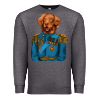 Charcoal Heather Golden Retriever Dog Portrait,Custom Pet Portraits,Renaissance Dog Premium Sweatshirt - RanaPortraitStore
