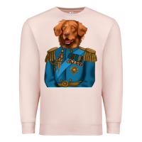 Pale Pink Golden Retriever Dog Portrait,Custom Pet Portraits,Renaissance Dog Premium Sweatshirt - RanaPortraitStore