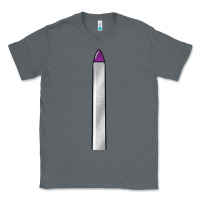 Charcoal Heather manicure file Classic Tee - BarkalooDesign