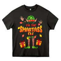 Asphalt im the smartass elf Heavy Core Tee - FaDigitalArtStudio