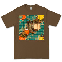 Cacao fall boot seamless pattern Premium Tee - BundleAndBundleShop