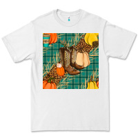 White fall boot seamless pattern Premium Tee - BundleAndBundleShop