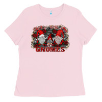 Bubblegum Pink chillin with my gnomies Ladies Tee - SublimationCraftShop