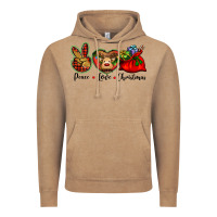 Vintage Coffee peace love Christmas Vintage Hoodie - BarkalooDesign