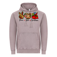 Vintage Zinc peace love Christmas Vintage Hoodie - BarkalooDesign