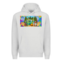 Dove Grey hippie soul license plate Premium Hoodie - BarkalooDesign