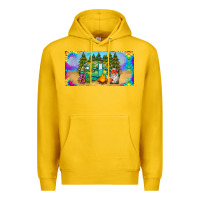 Lemon hippie soul license plate Premium Hoodie - BarkalooDesign